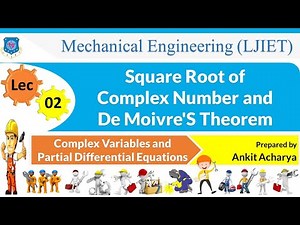 L 2 Square Root of Complex Number and De Moivre's Theorem | CVPDE | Mechanical