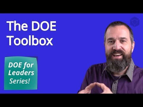 The DOE Toolbox: Options and Applications