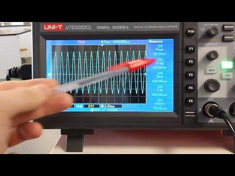 Soundwaves on an oscilloscope