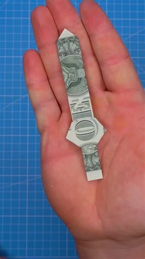 how to make a dollar sword from a dollar bill 💵 #artandcraft #dollarorigami #dollar #sword #origami