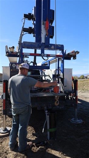 Another day, another pump set! Schedule your free estimate today at 180water.com #waterwelldrilling #waterwell #waterpumps #bluecollar | 180 Water