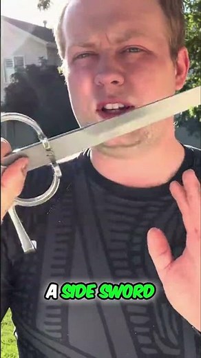 New Sword FAIL: Why this Side Sword is NOT a Rapier! #shorts