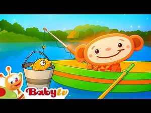 Oliver va a pescar 🐠 🐟 | Dibujos animados para niños | Vídeos para niños pequeños ‪@BabyTVSP‬
