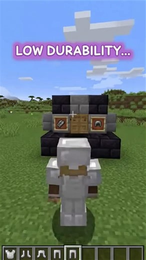 Simple Auto-Armor Station! 🛡️ (Minecraft Redstone Build)#Shorts#Gaming#Minecraft #MinecraftRedstone