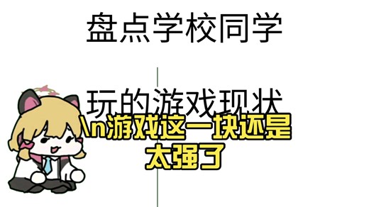 游戏这一块还是太强了