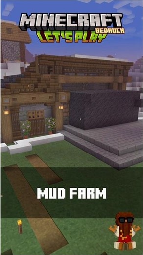 🏗 I built an Automatic Mud Farm | Minecraft Survival Short