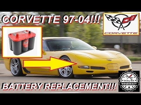 C5 Corvette Battery Replacement & Installation 1997-2004 How To Replace & Change Battery Cable Chevy