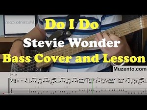 Do I Do - Stevie Wonder - Bass Cover and Lesson