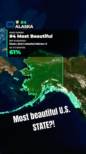 Top 5 Most Beautiful US States 🇺🇸✨