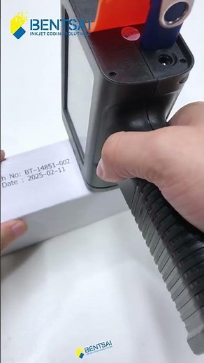 Bentsai inkjet handheld is perfect for code printing!