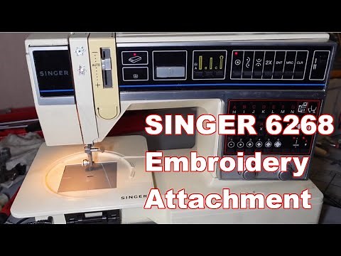 Singer 6268 Sewing Machine - Part 2 - Local Charity Shop Repair - Embroidery Attachment Testing