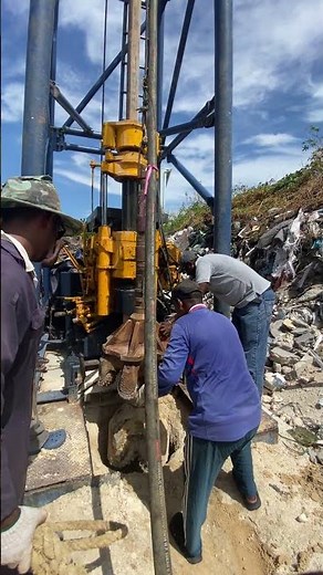 800mm Drill Bit Installation for Tube Well Drilling | Borehole Setup Process 🛠️ #drilling #tubewell