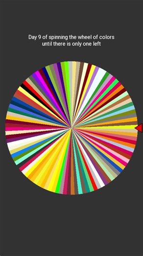 Day 9 of Spinning the Wheel of Colors