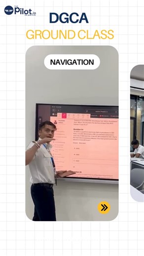 ThePilot.in - Your guide to Fly on Instagram: "📚 DGCA Ground Classes That Build Strong Foundations ✈️ Master the core subjects every pilot must clear with confidence • Air Navigation • Meteorology • Air Regulations Structured training, expert guidance, and exam-focused preparation — designed to help you clear DGCA exams efficiently and correctly. 📞 Connect with us: +91 7738901234 🌐 Visit: www.thepilot.in . . . (DGCA ground classes, air navigation DGCA, meteorology for pilots, air regulations