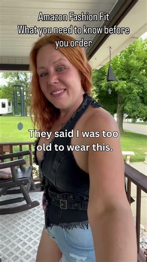 Denim Halter Top and Distressed Shorts Curvy Fashion Fit Guide