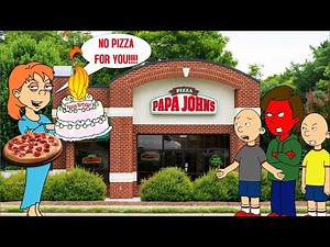 Rosie RUINS Classic Caillou's Birthday at Papa Johns/Grounded
