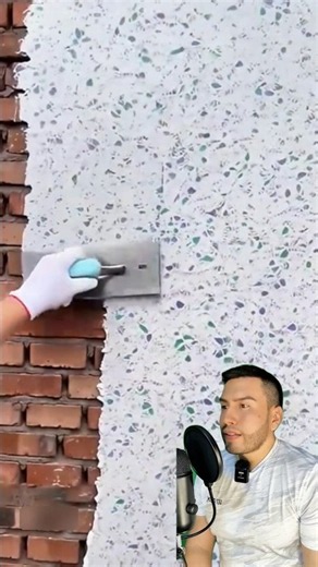 How to achieve a marble effect on a brick wall in just two steps