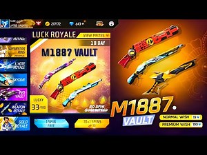 All M1887 Skin Return Free Fire 🤯🥳| free fire new event | ff new event | new event free fire