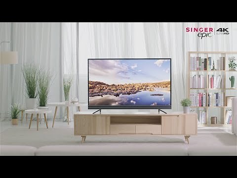 Singer Epic 43", 49" 4K HDR Google Android AI Smart TV