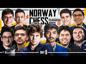 Norway Chess Classical '23 | Day 8 | Gukesh vs Tari, Carlsen Anish, Fabi | Live commentary: Amruta