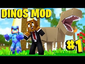 A New Beginning In Dino Land - Minecraft Jurassicraft Dinos Modpack Episode #1 | JeromeASF
