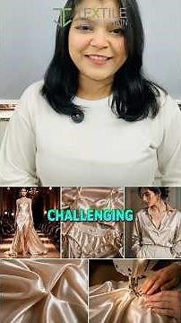 What is Charmeuse Fabric? Luxury Silk Explained #charmeuse #textileeducation #fashion #fabric
