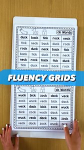 FLUENCY GRIDS 🍎 Fluency grids are an effective tool that you can use to improve your students’ reading automaticity! We want to develop fluency in our young readers because fluent readers have a higher ability to comprehend what they are reading. THIS PACKET: - Includes 149 fluency grids for short vowels (CVC), CCVC words, digraphs, double consonants, long vowels, diphthongs, r-controlled vowels, open syllables, closed syllables and more! - Is aligned with the Science of Reading - Includes opti