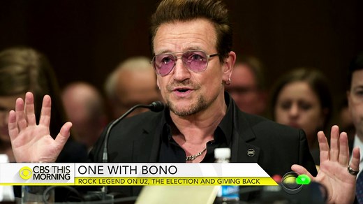 U2's Bono on social activism and 2016 race