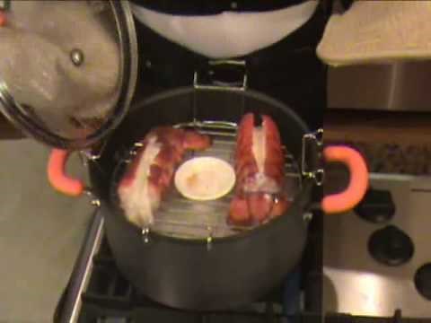 Steaming with Kim - How to Rack Steam Lobster and Butter