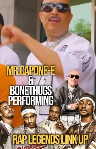 #mrcaponee with #bonethugsnharmony 🤝 Rap Legends