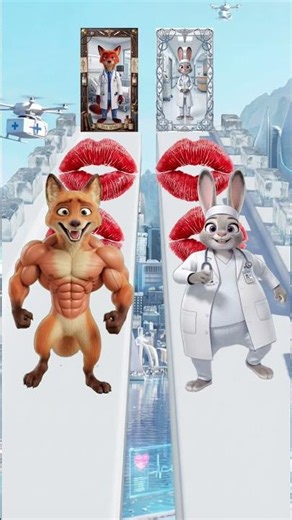 Judy Hopps & Nick Wilde — Medical Team 🩺🐰🦊💉🚑 #zootopia #zootopia2 #shorts