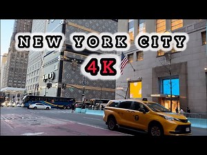 What Makes Fifth Avenue NYC So Famous? Walking Tour 4k
