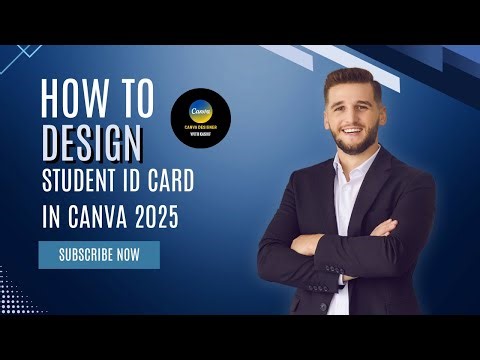 Student Card Design in Canva 2025 | Complete Professional Tutorial |
