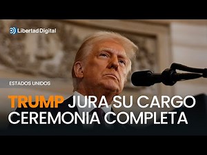Ceremonia completa de Donald Trump: Un juramento presidencial histórico