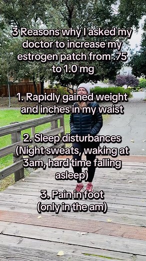 891K views · 680 reactions | * TYPO - .01 not 1.0 mg of estrogen.* Hormone replacement therapy in menopause will need to be adjusted from time to time. It’s not because the HRT stopped working. But rather your estrogen levels dropped again. Tracking your symptoms is a great way to know when it’s time to request an increase from your doctor. #menopause #perimenopause #hormonereplacementtherapy #walking #fblifestyle | The Empowered Pause | Facebook
