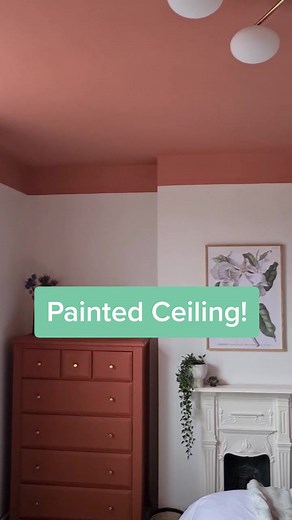 Transforming My Bedroom with a Stunning Painted Ceiling