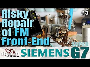 Siemens G7 Tube Radio – Inside the FM Front-End (Alignment & Mods) #pcbway#