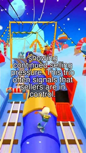 Three black crows - how downtrends gain momentum