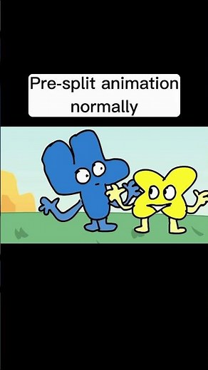 Pre-split BFB animation in a nutshell #bfdi