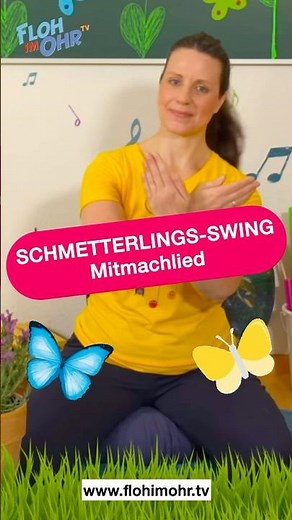 Schmetterlings Swing 🦋Kinderlied | Kita & Grundschule #flohimohrtv