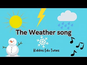🌤️ The Weather Song | Fun & Educational Kids Video on Weather 🌧️