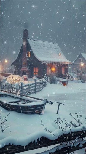 Silent Snowstorm ┇ A journey into tranquility and peaceful sleep 🌬💤 #snow