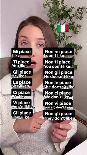 Italian verb piacere #italy #italiaonline #italianlanguage #english