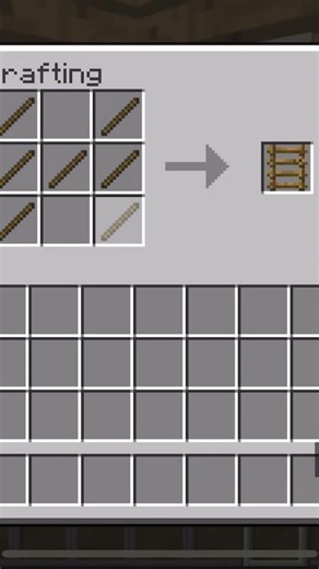 How to make ladder in mine craft