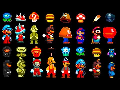 ALL MARIO POWER-UPS in Super Mario Maker 2! (Full Showcase)