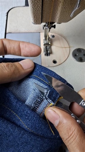jeans hem #sewingtips #sewingtutorial