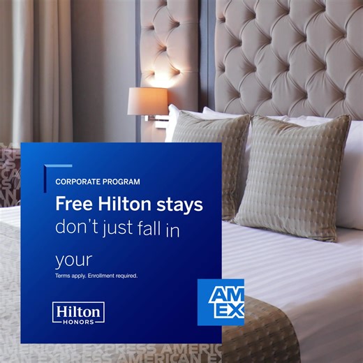 With your Amex Corporate Card, you can enjoy exciting benefits like complimentary Hilton Honors™ Silver Status. | American Express Business