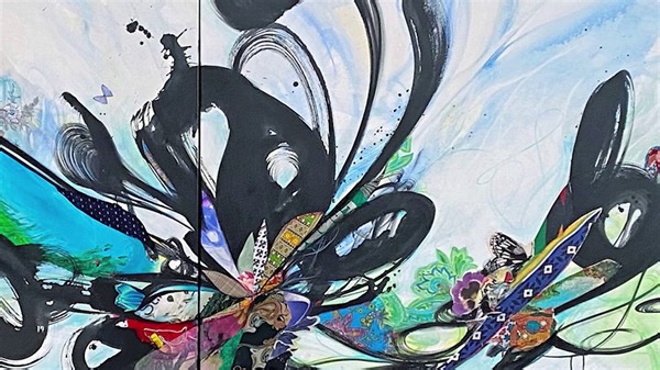 27K views · 12 reactions | Capturing the St. Louis spirit through brushstrokes and textiles. ️ We worked with artist Shinique Smith to create a uniquely St. Louis piece for our new building in Clayton. Her creation is more than just a piece of art, it’s a reflection of our commitment to the St. Louis community. | Commerce Bank | Facebook