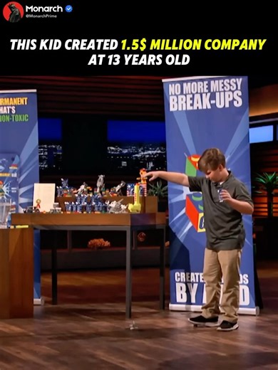 This Kid Created 1.5$ million company at 13 years old 🤯‼️ #sharktank