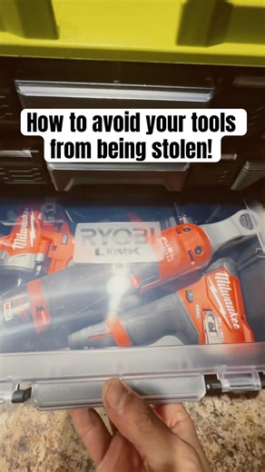 How to avoid your tools from being stolen! 🤣 Ryobi link box 3 drawer. Best Milwaukee M12 pack out